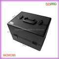 Черный ABS красоты Дело алюминиевой раме составляют чемодан для косметики (SACMC065)
